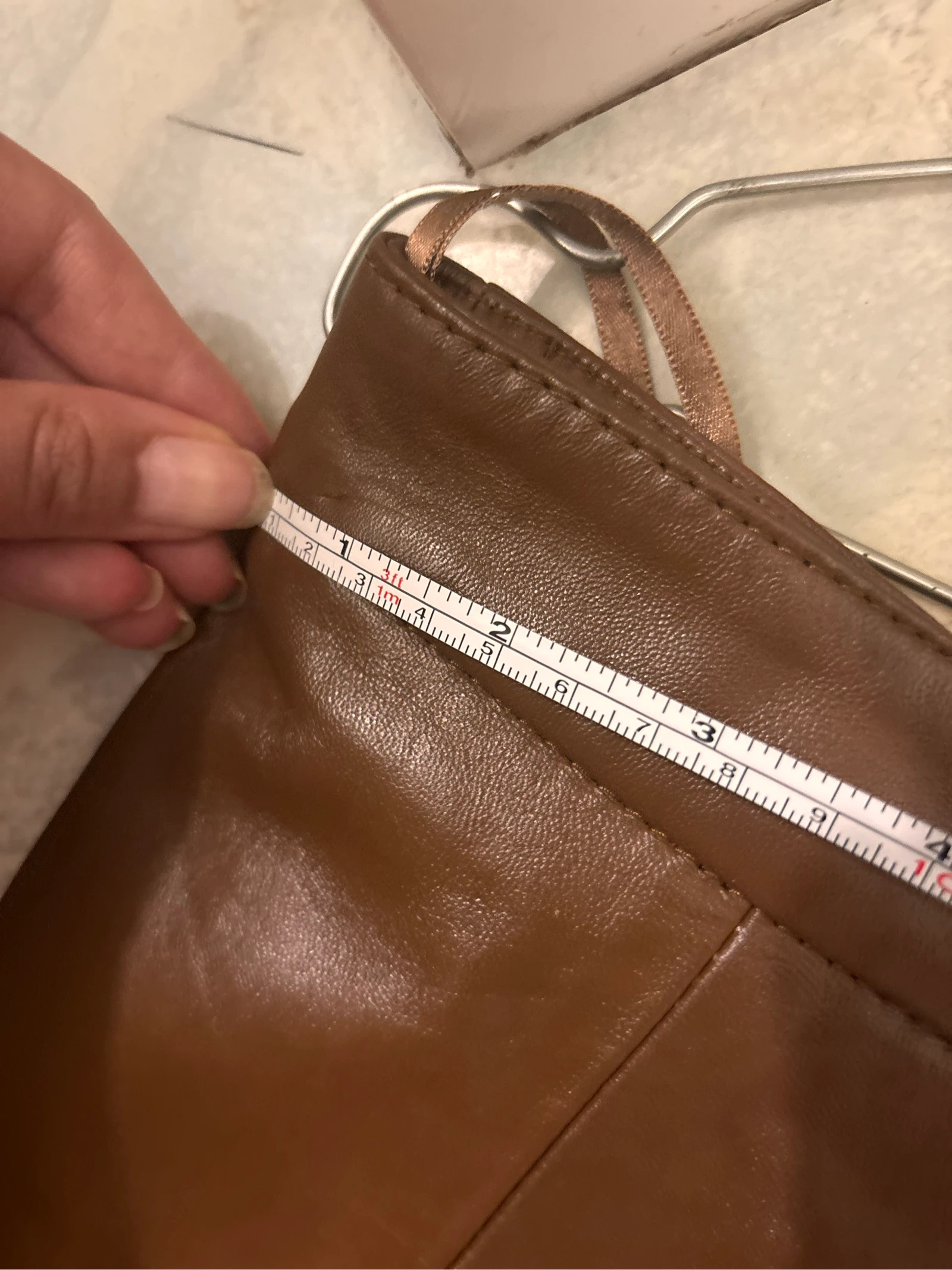 Real leather skirt – photo 7